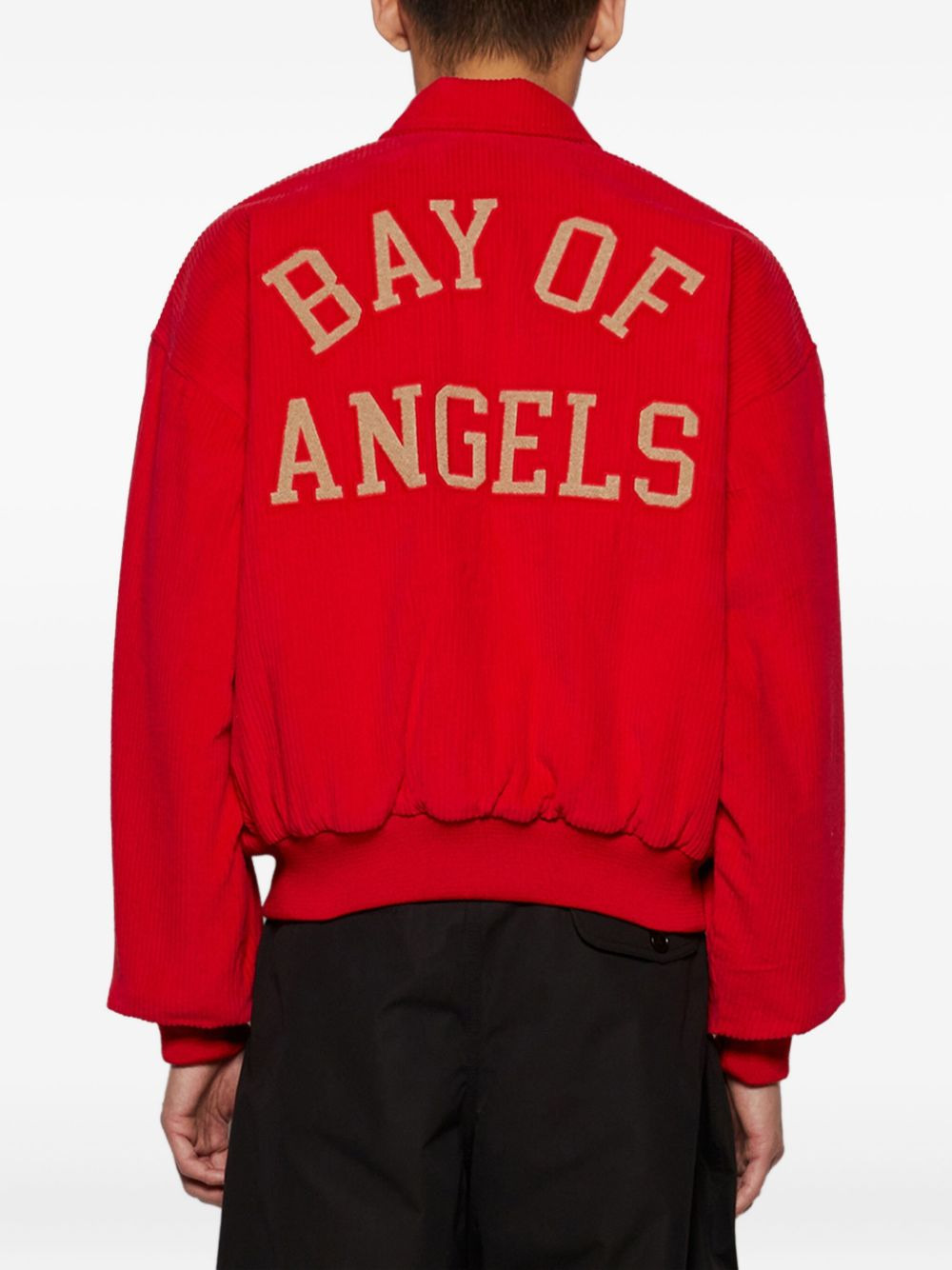 corduroy logo-detail jacket - 5