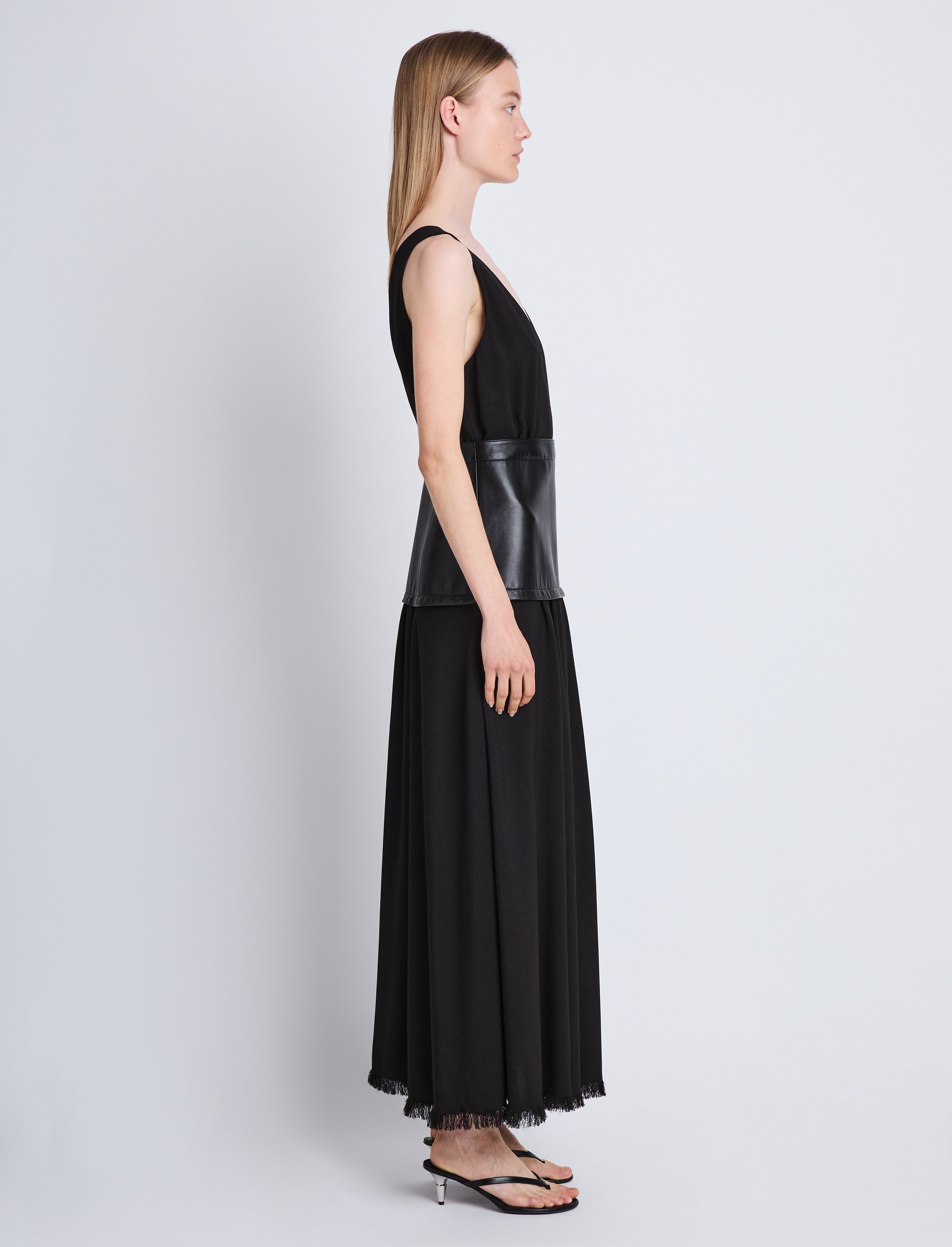 Viviane Dress in Viscose Crepe - 3