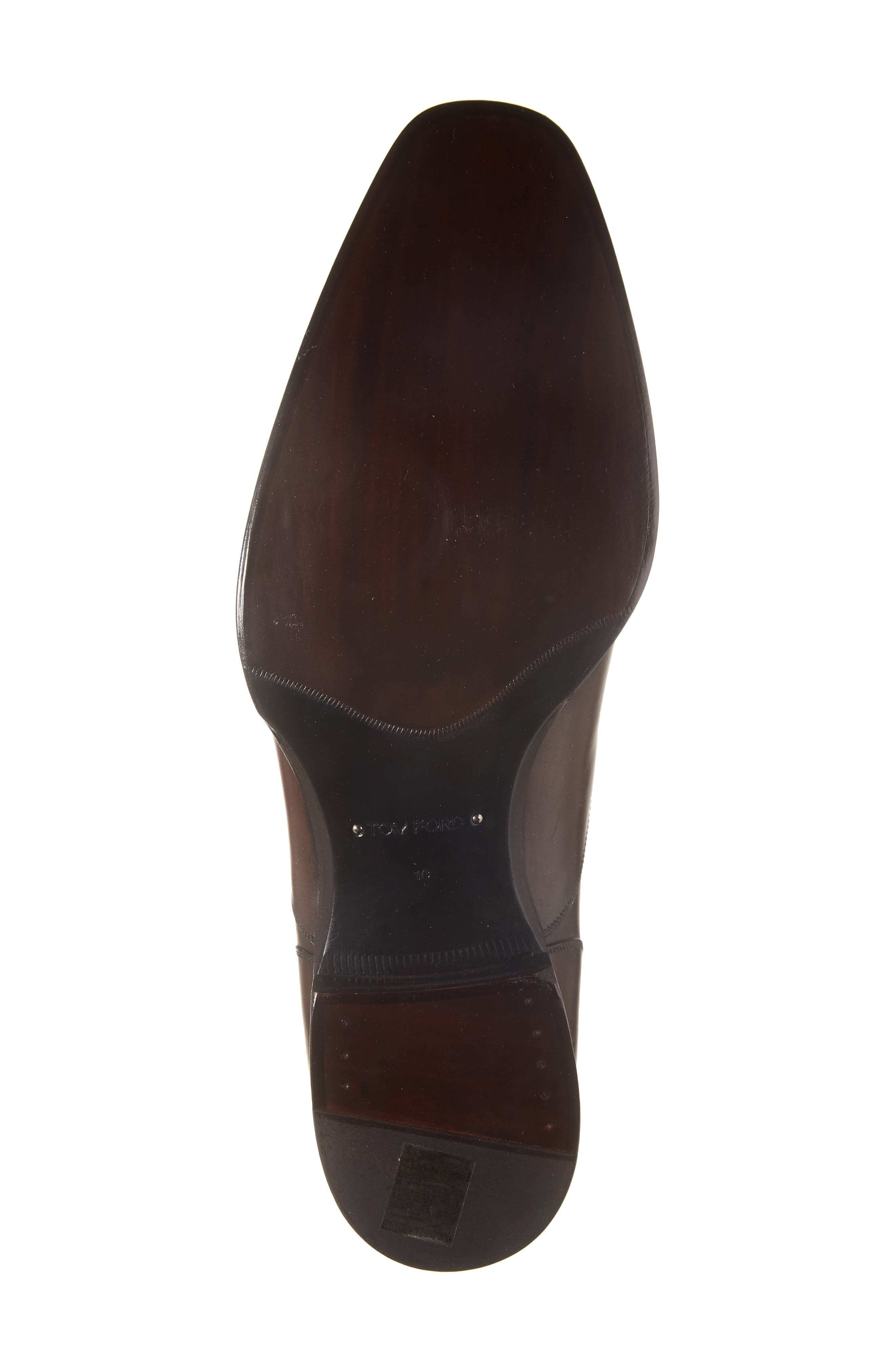 Elkan Burnished Leather Oxford - 6