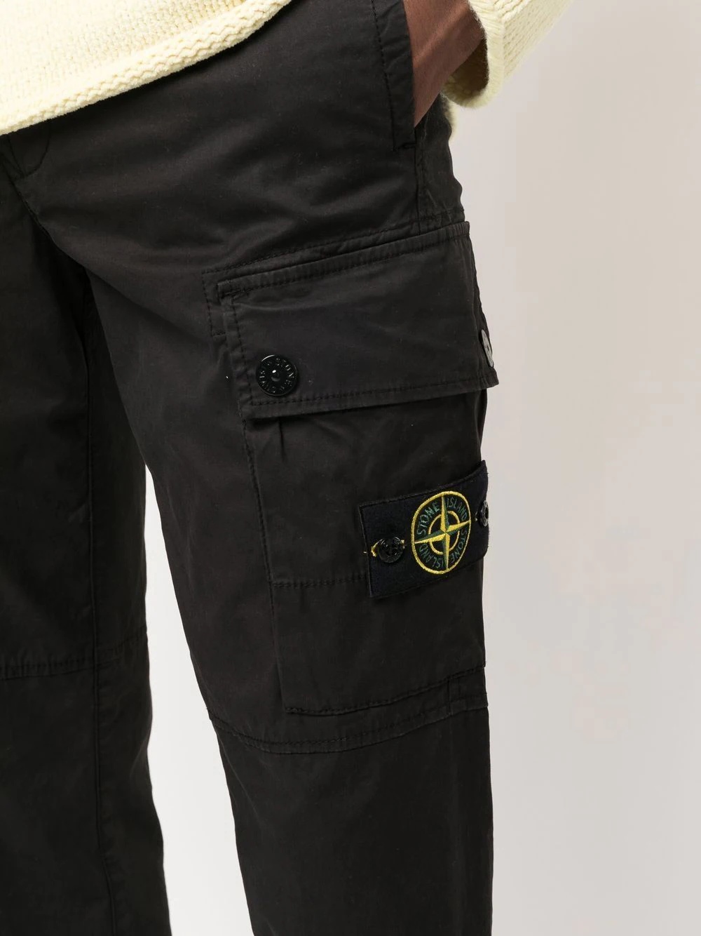 Compass-patch cargo trousers - 5