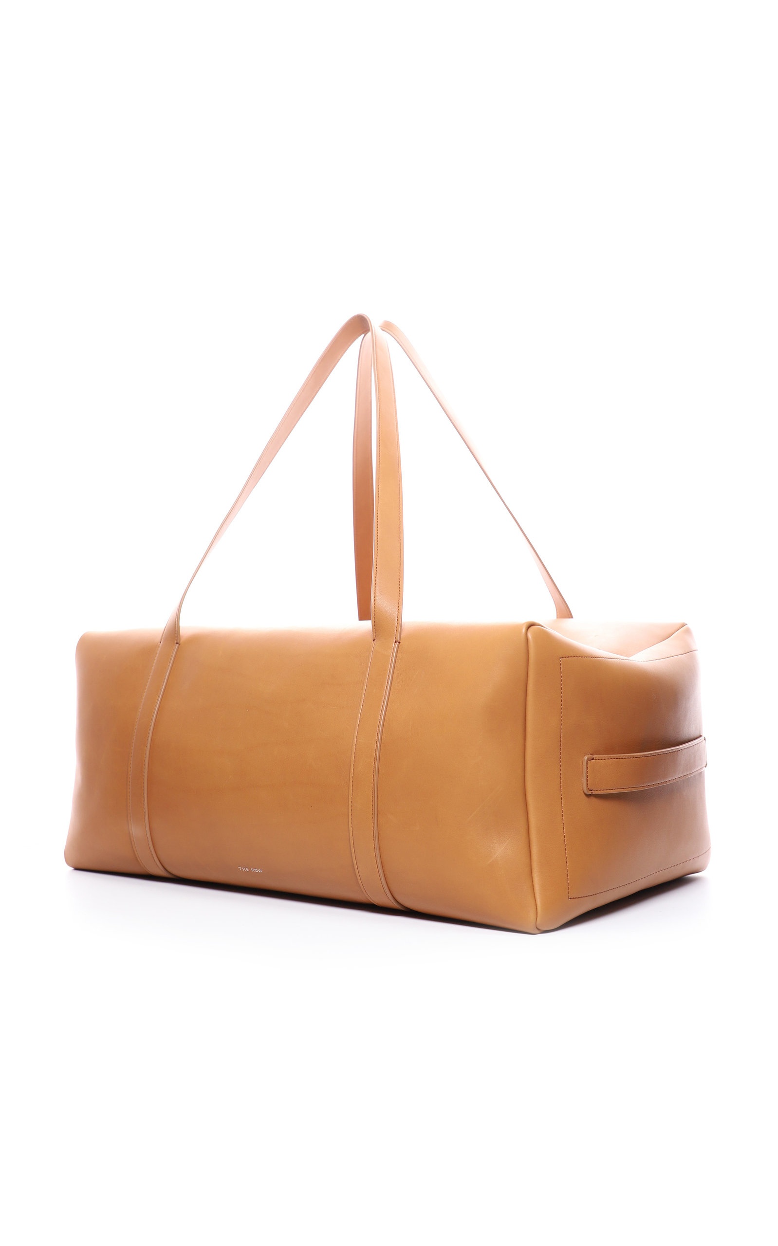 The Row Gio Leather Duffle Bag neutral | REVERSIBLE