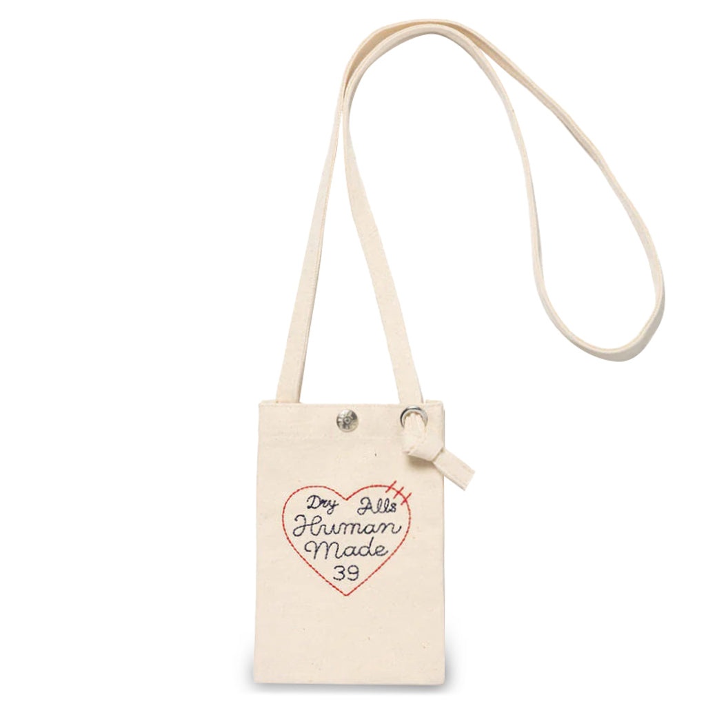 Human Made MINI SHOULDER BAG WHITE REVERSIBLE