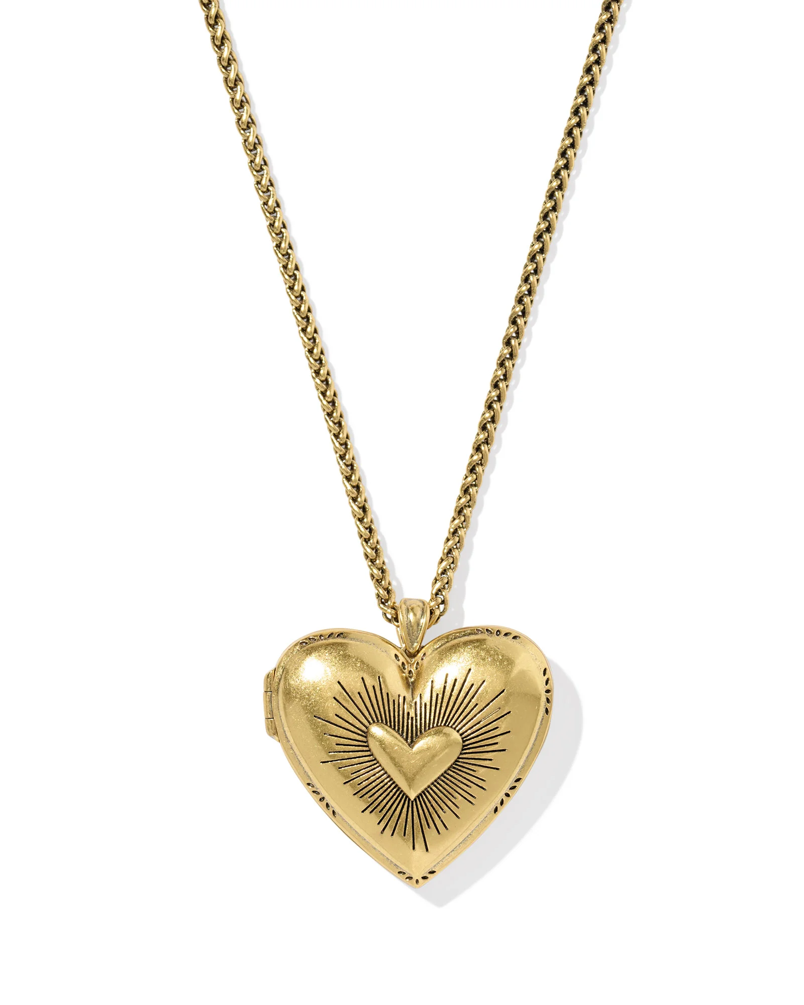 Dolly Parton x Kendra Scott Vintage Gold Locket Long Pendant Necklace - 1