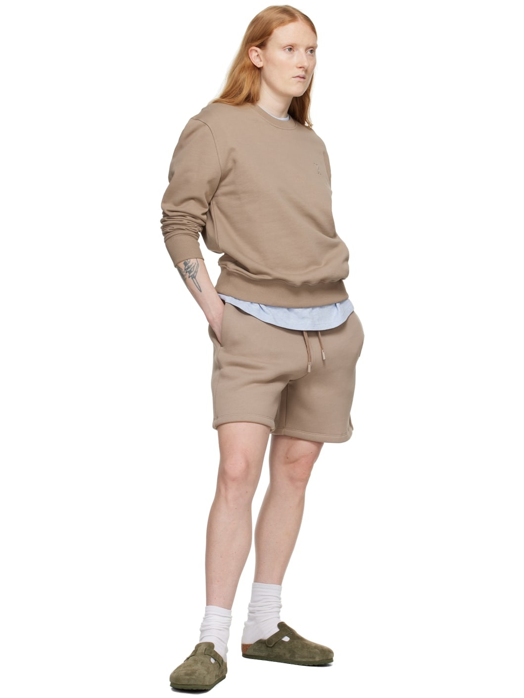 Taupe Ami de Cœur Shorts - 4