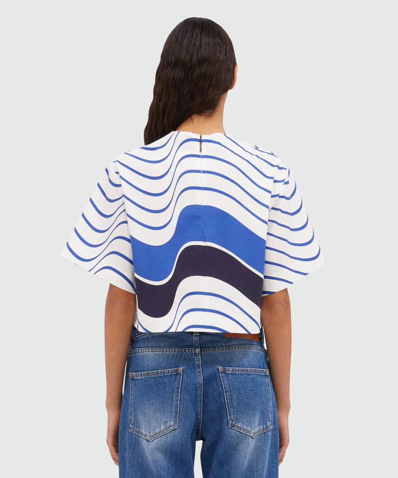 Top with "Waves" motif 3
