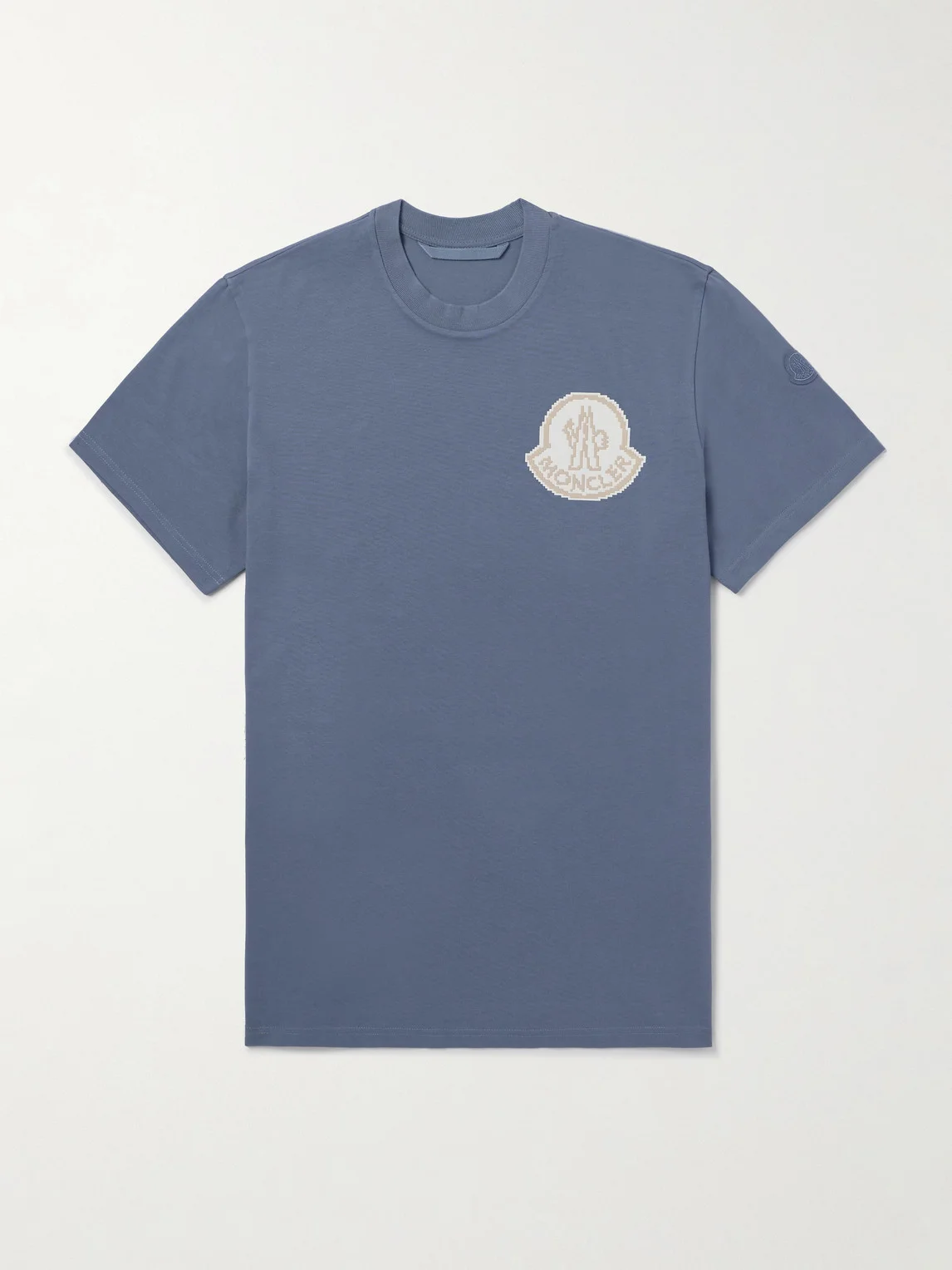 Logo-Appliquéd Cotton-Jersey T-Shirt - 1