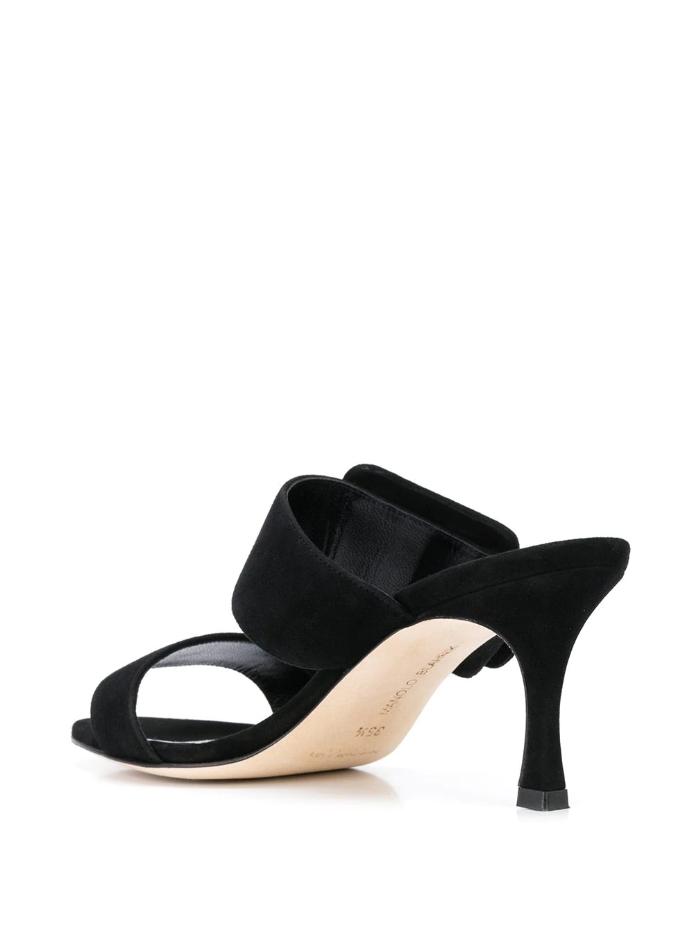 Gable open-toe mules - 3