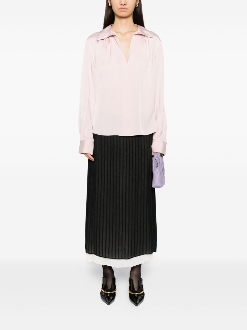 Vince smocked blouse outlook