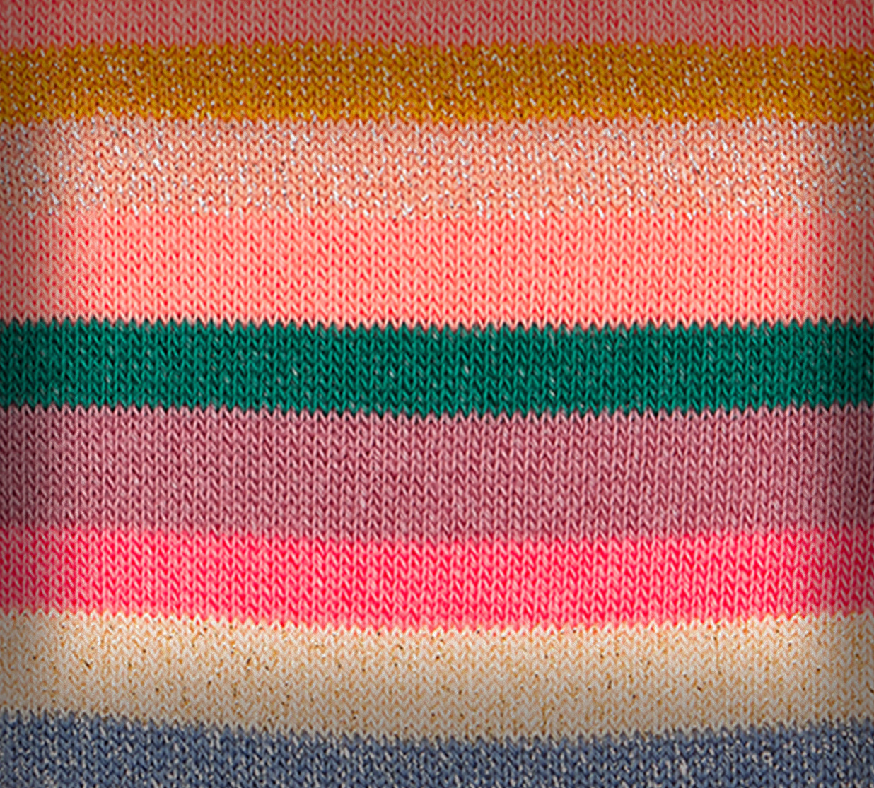 Women's Pink Glitter Stripe Socks - 4