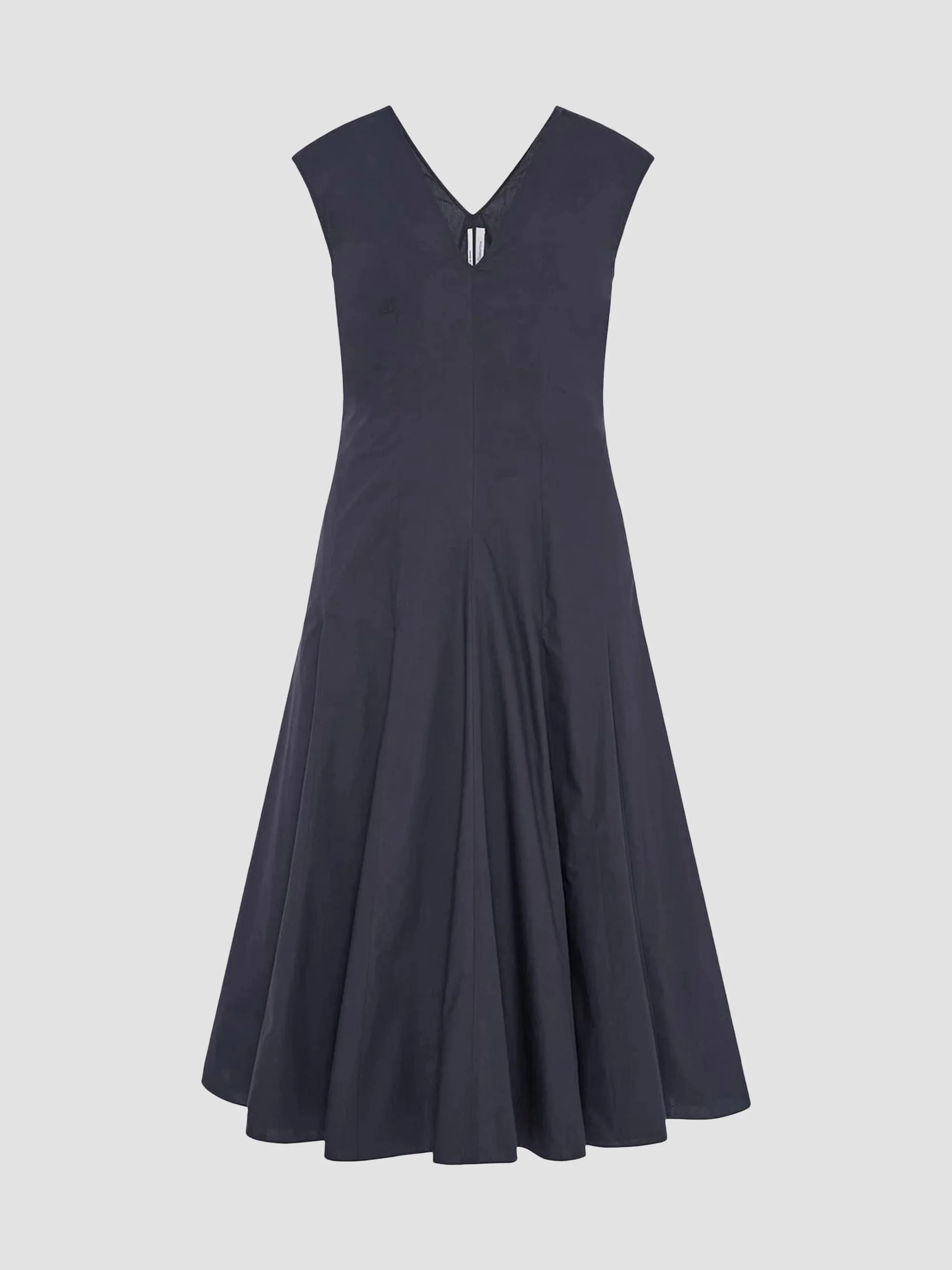 Women's V-Neck Day Dress - Midnight - 1