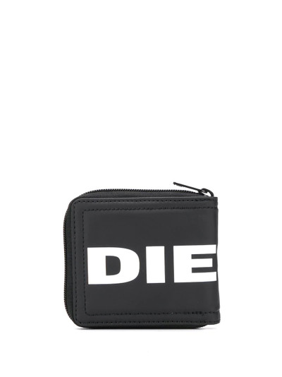 Diesel Zip around wallet in coated fabric outlook