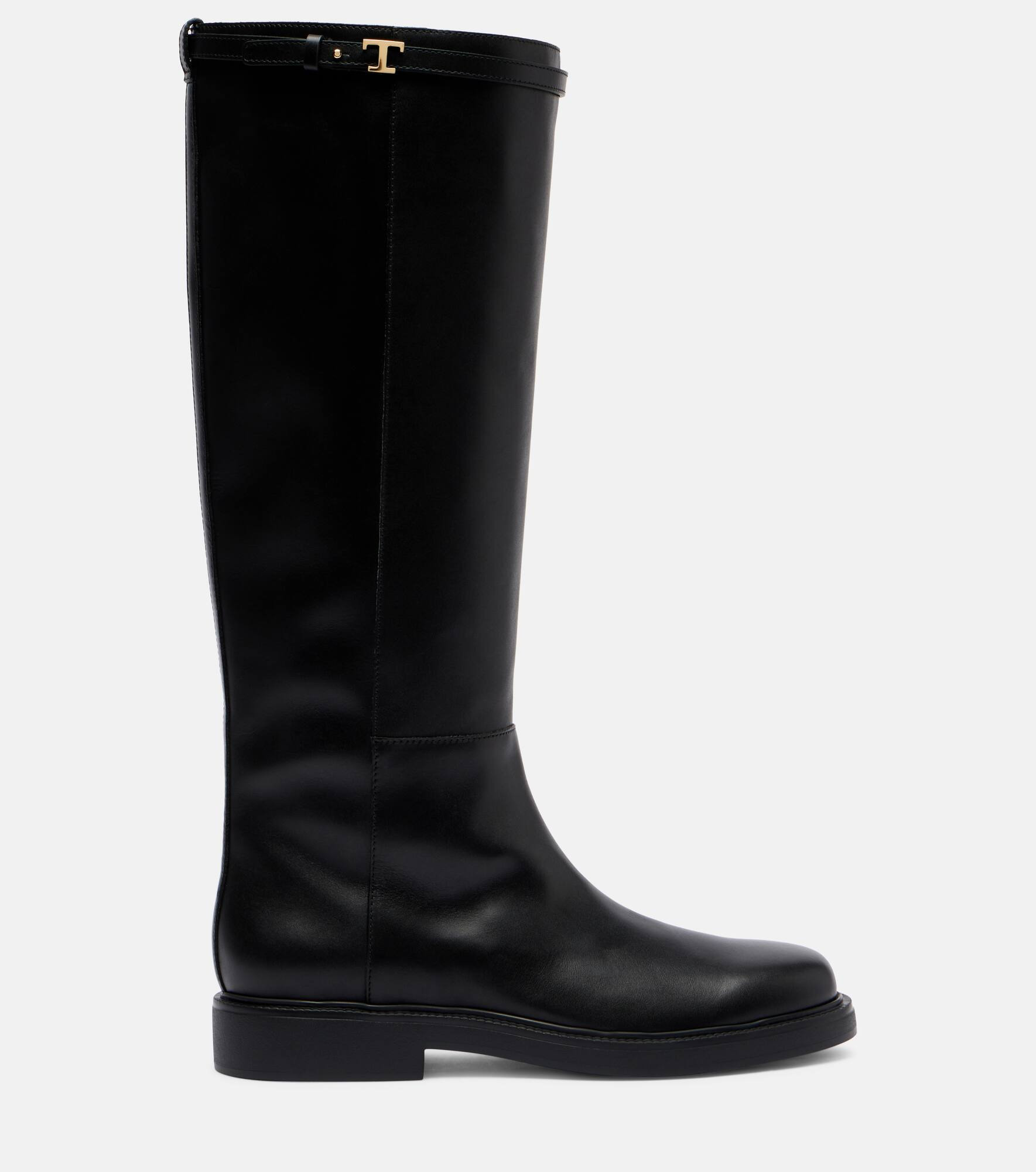 Leather knee-high boots - 4