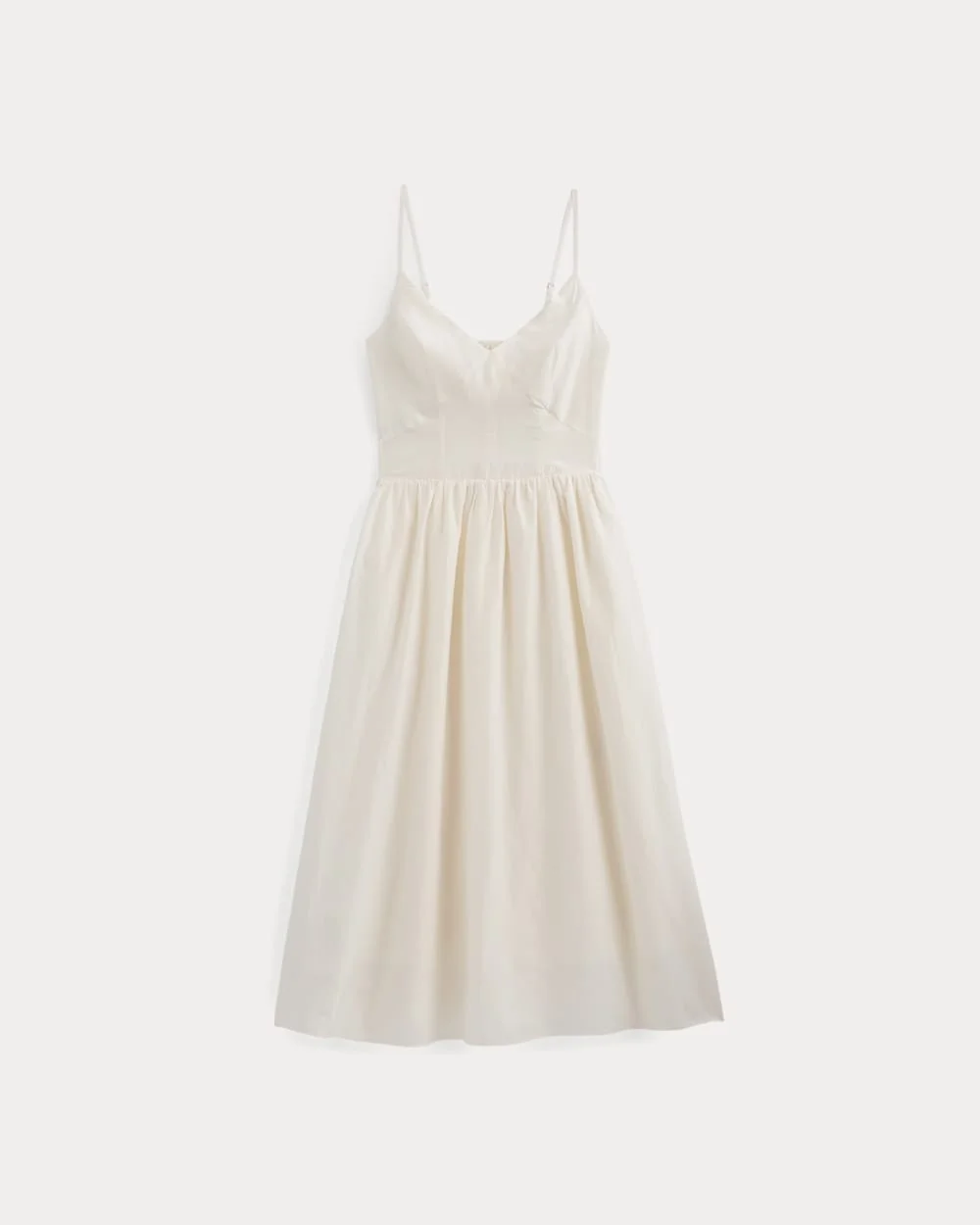 MIDI DRESS IN COTTON SILK VOILE - 1