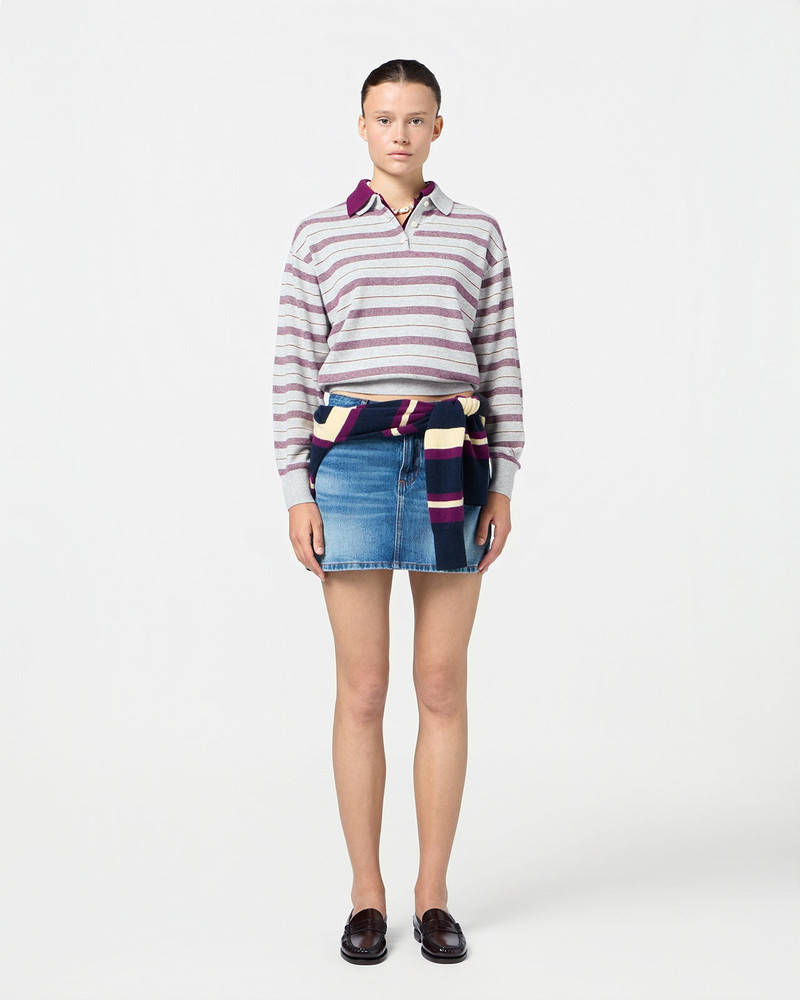 GUEST IN RESIDENCE Collegiate Stripe Polo outlook