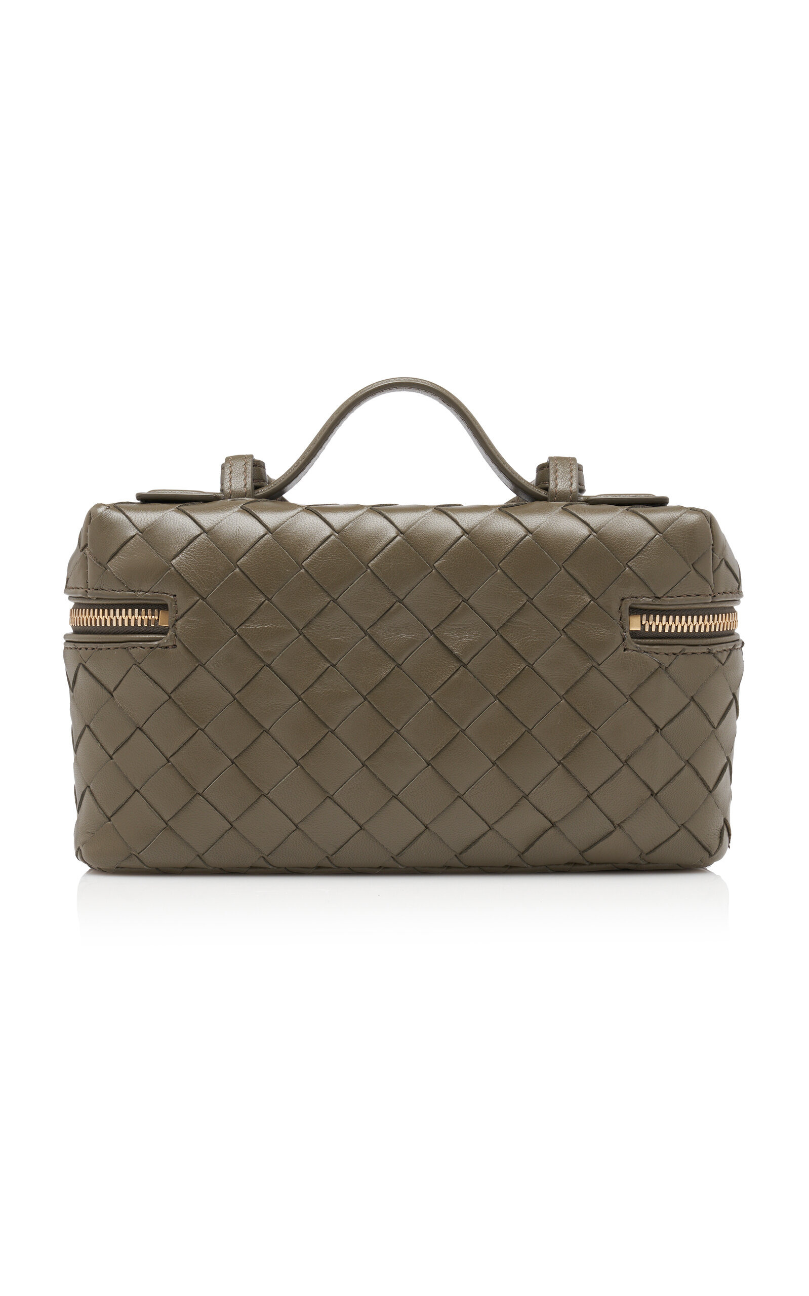 Bang Bang Intrecciato Leather Vanity Case green - 6