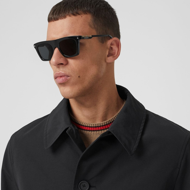 Technical Cotton Car Coat with Detachable Warmer 7