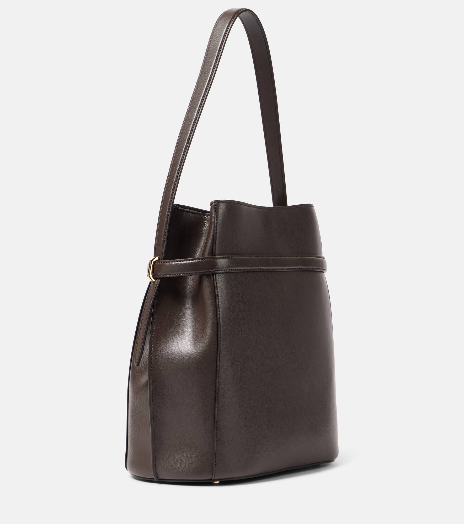 Leather bucket bag - 4