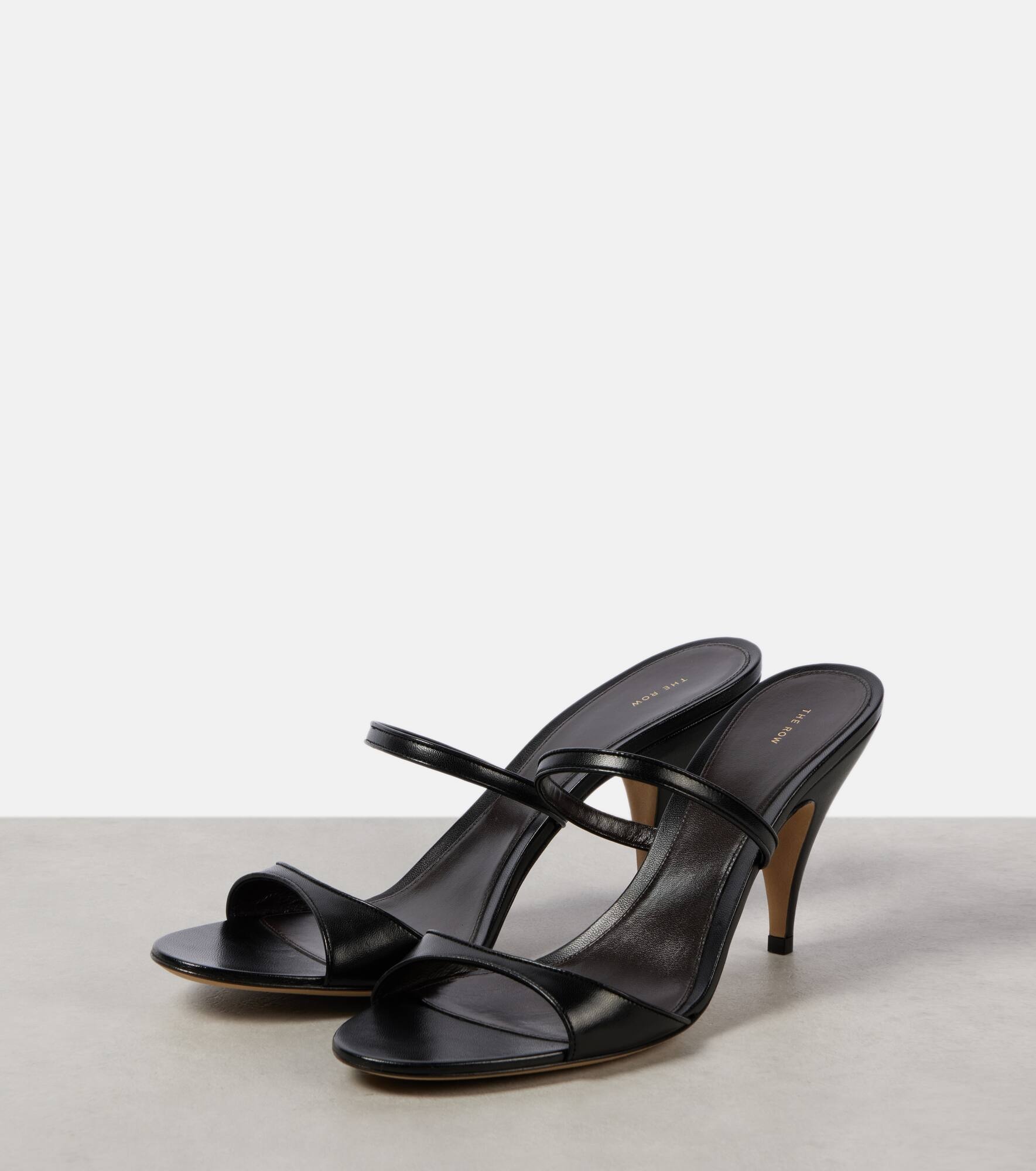 Voluptas leather mules - 4