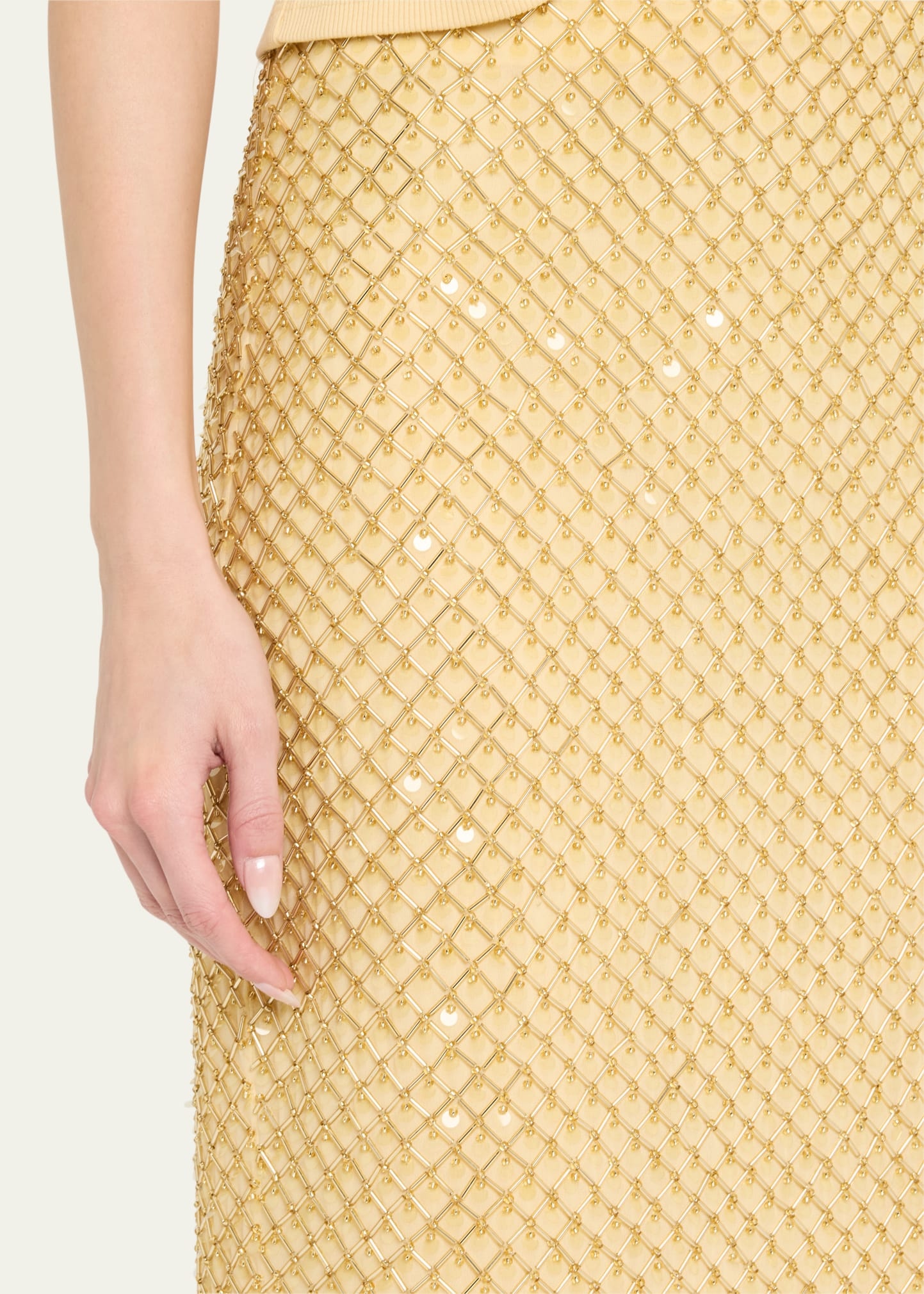 Allora Beaded Midi Skirt - 5