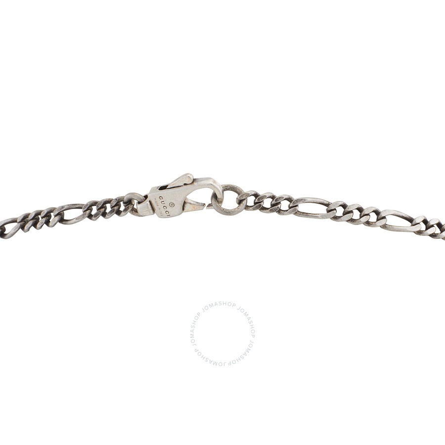 Gucci GG and bee engraved pendant necklace - 5
