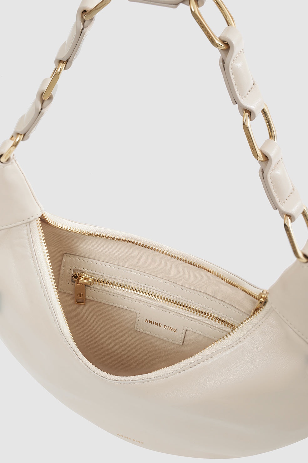 Kate Hobo Bag - Bone - 4