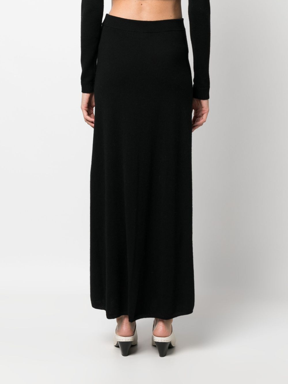 wool maxi skirt - 4