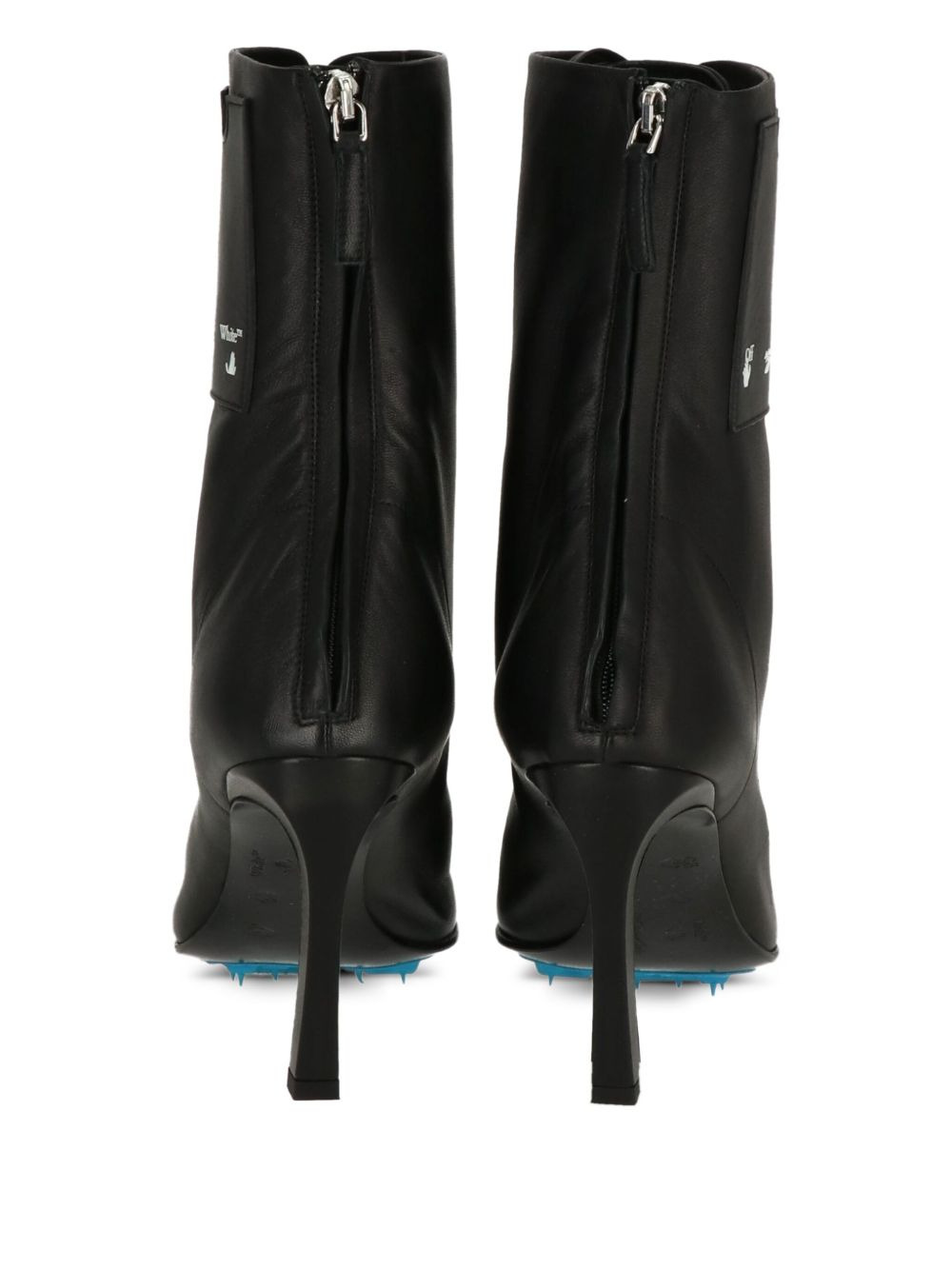 95mm lace-up stiletto boots - 3
