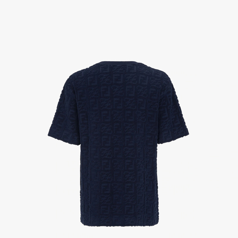FENDI Blue cotton T-shirt outlook