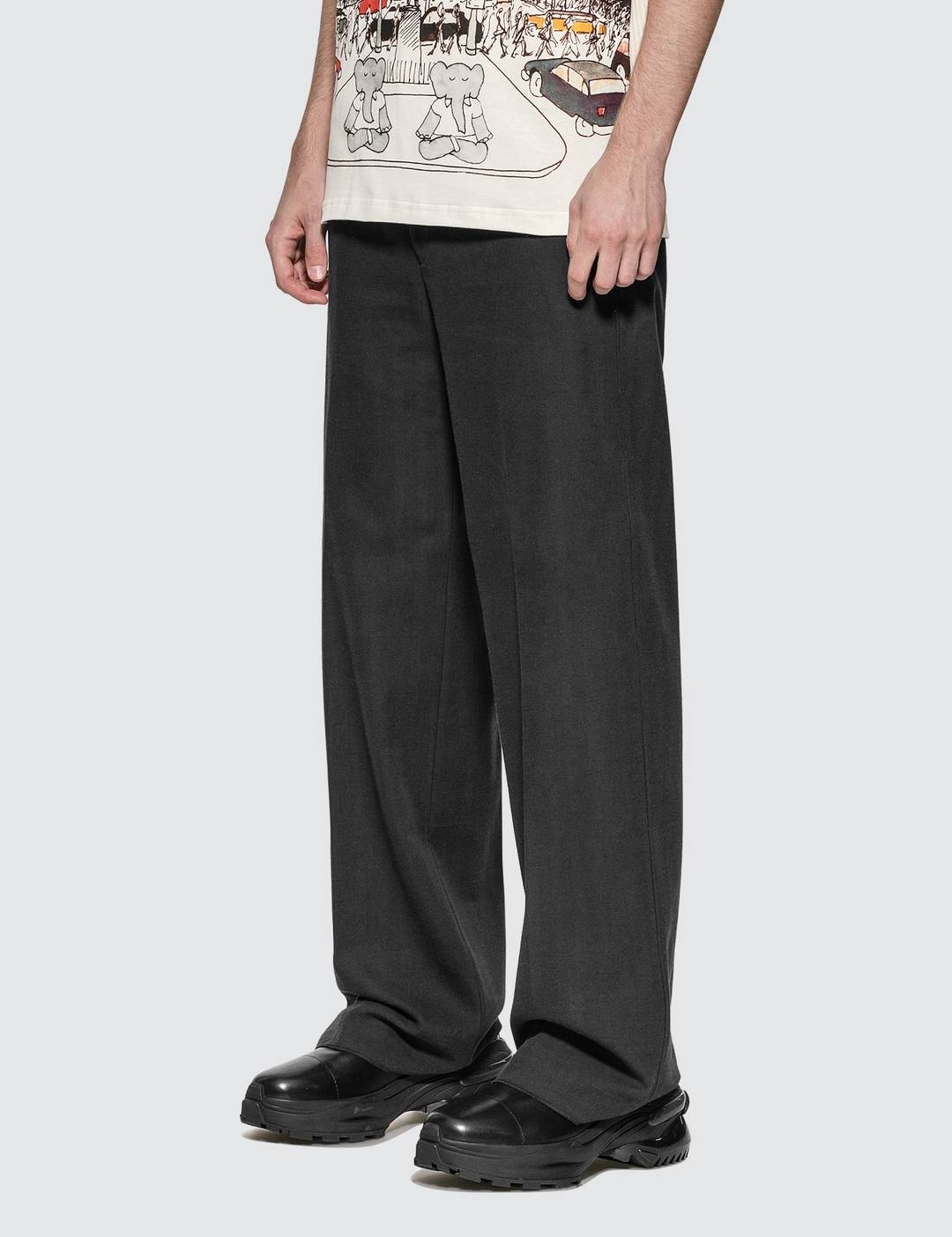 Wide-leg Tailored Pants - 2