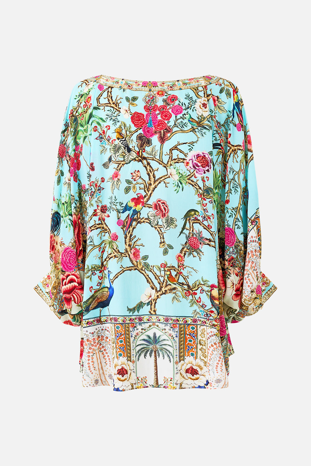 RAGLAN SLEEVE BLOUSE WITH CUFF - 2