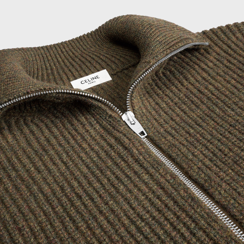 triomphe trucker sweater IN ribbed wool 3