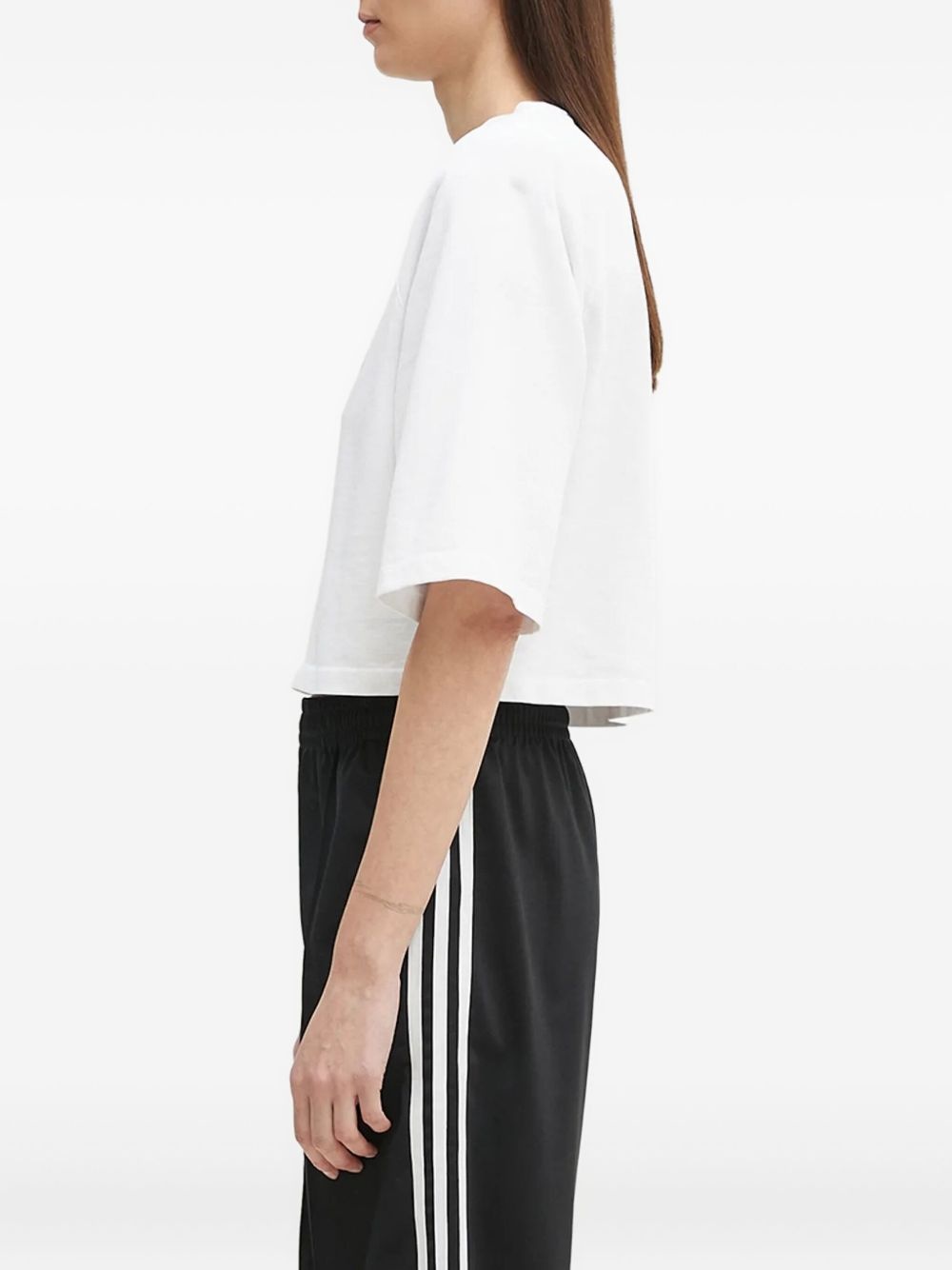 graphic-print cropped top - 3