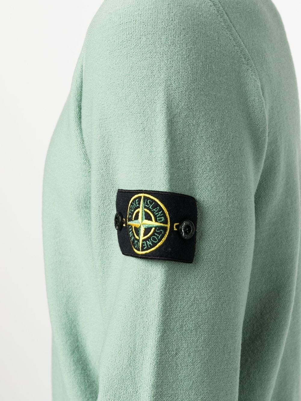 Compass-patch crewneck jumper - 5