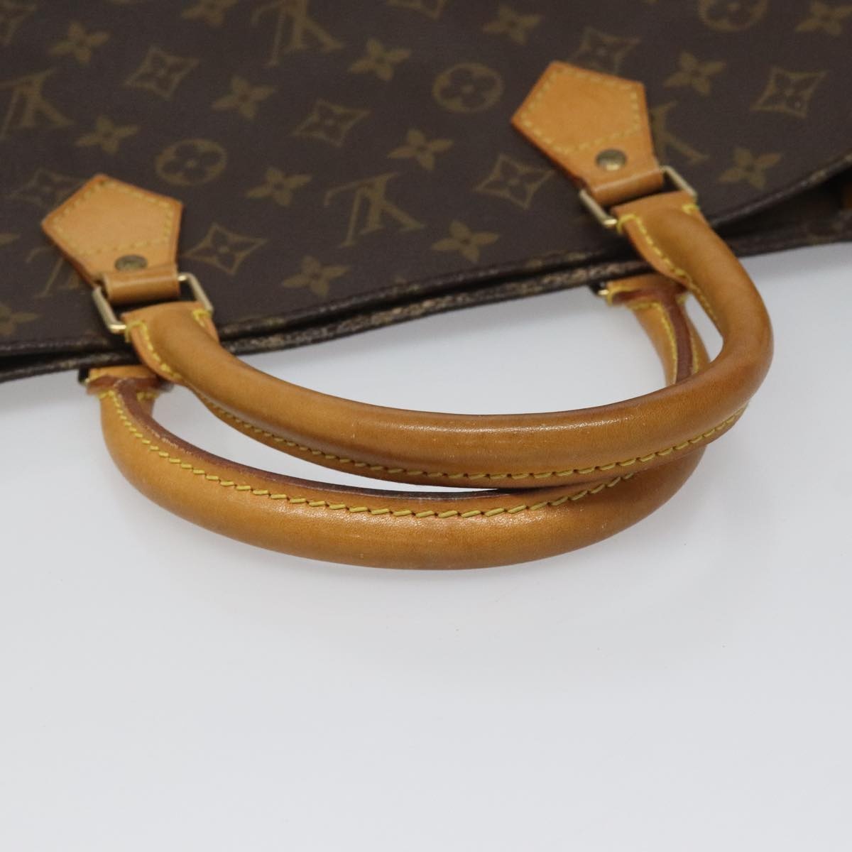 LOUIS VUITTON Monogram Sac Plat Hand Bag M51140 - 7