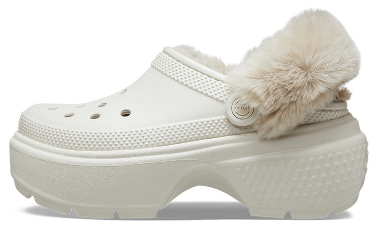 Crocs Stomp Lined Clogs 'White' 208546-160 - 2