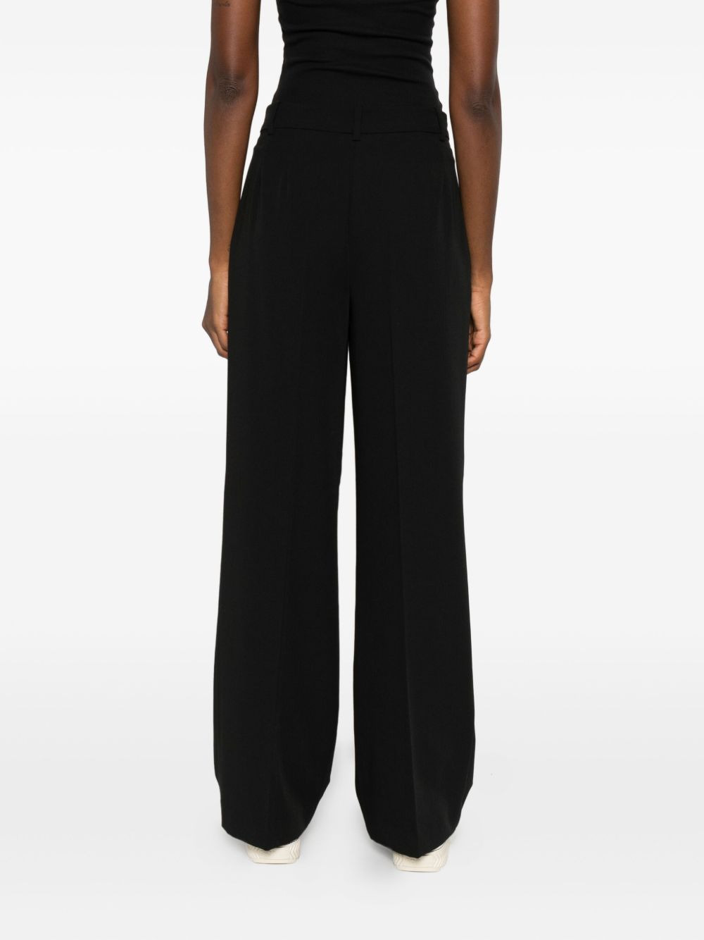 pleated-front trousers - 4