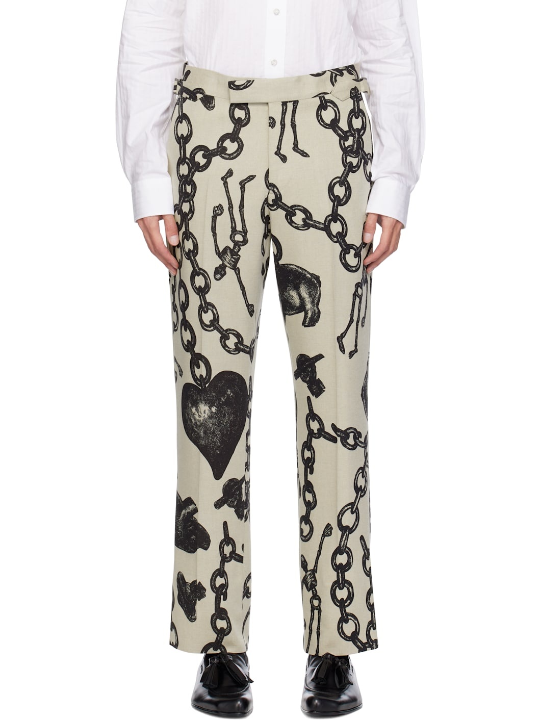 Gray Sang Trousers - 1