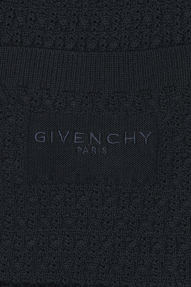 Givenchy Cotton Openwork Knit Shorts outlook