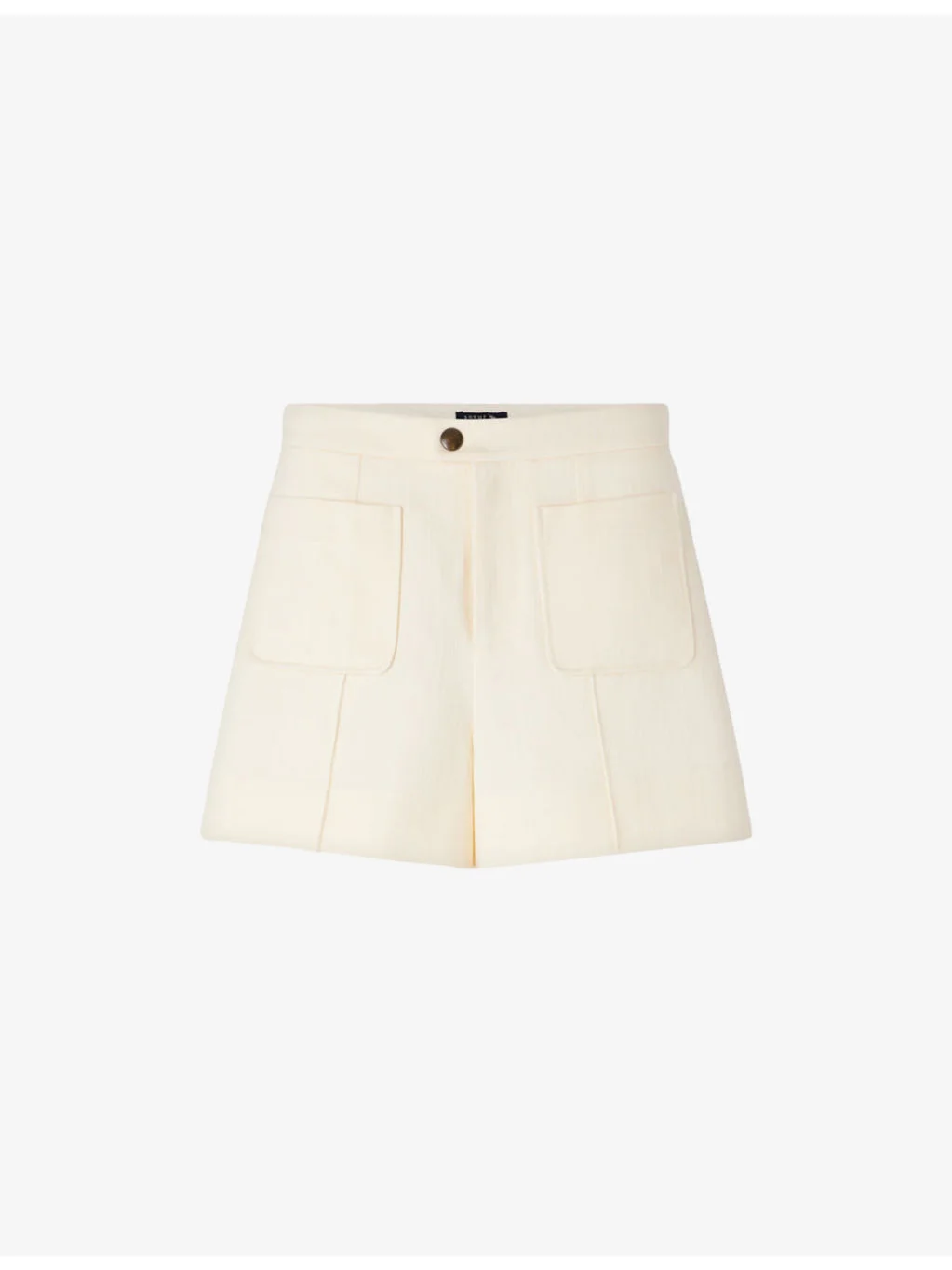 Hover Patch-Pocket Cotton Shorts - 1