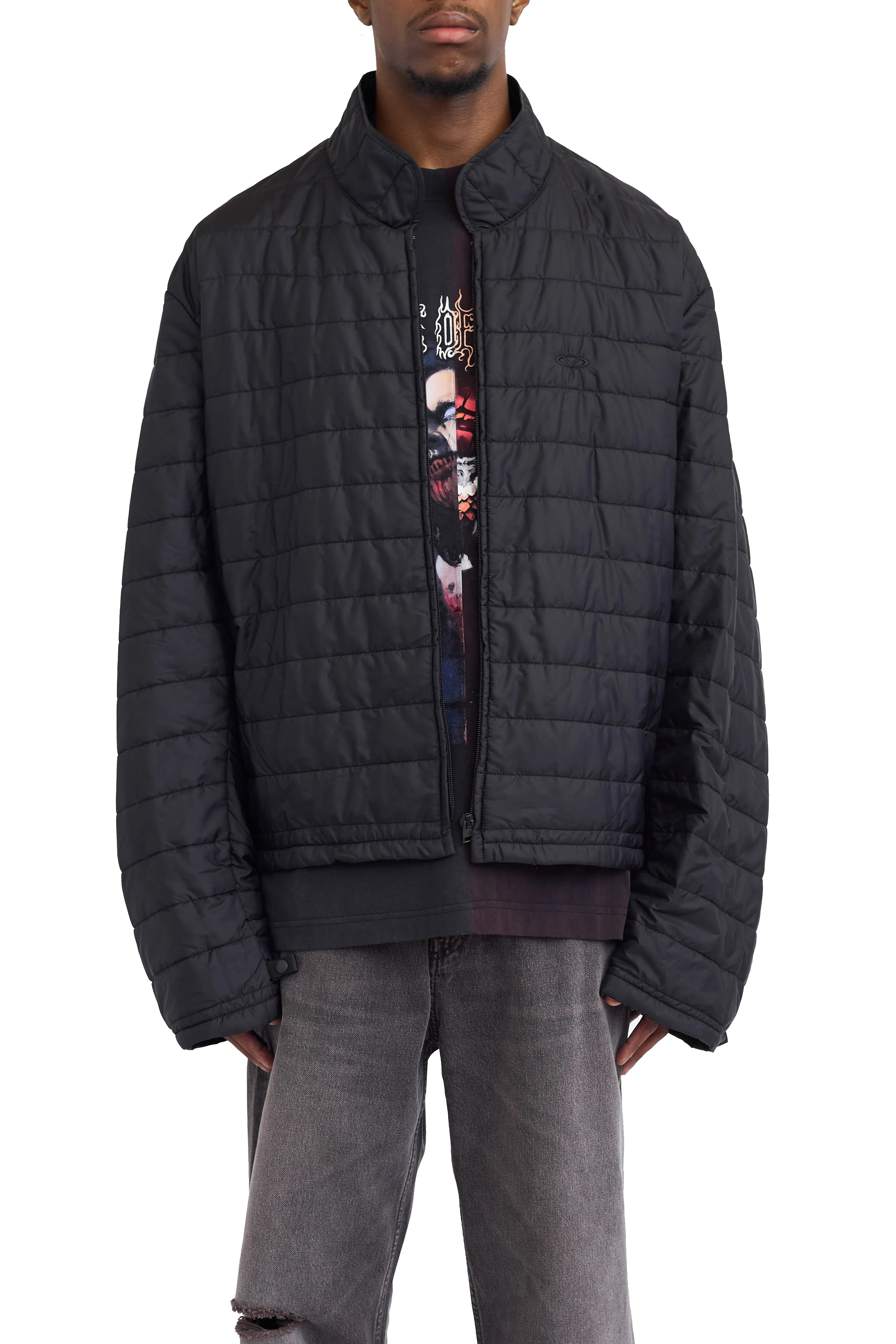 Vetements Biker Parka and Liner Jacket Set Sand/Black - 4