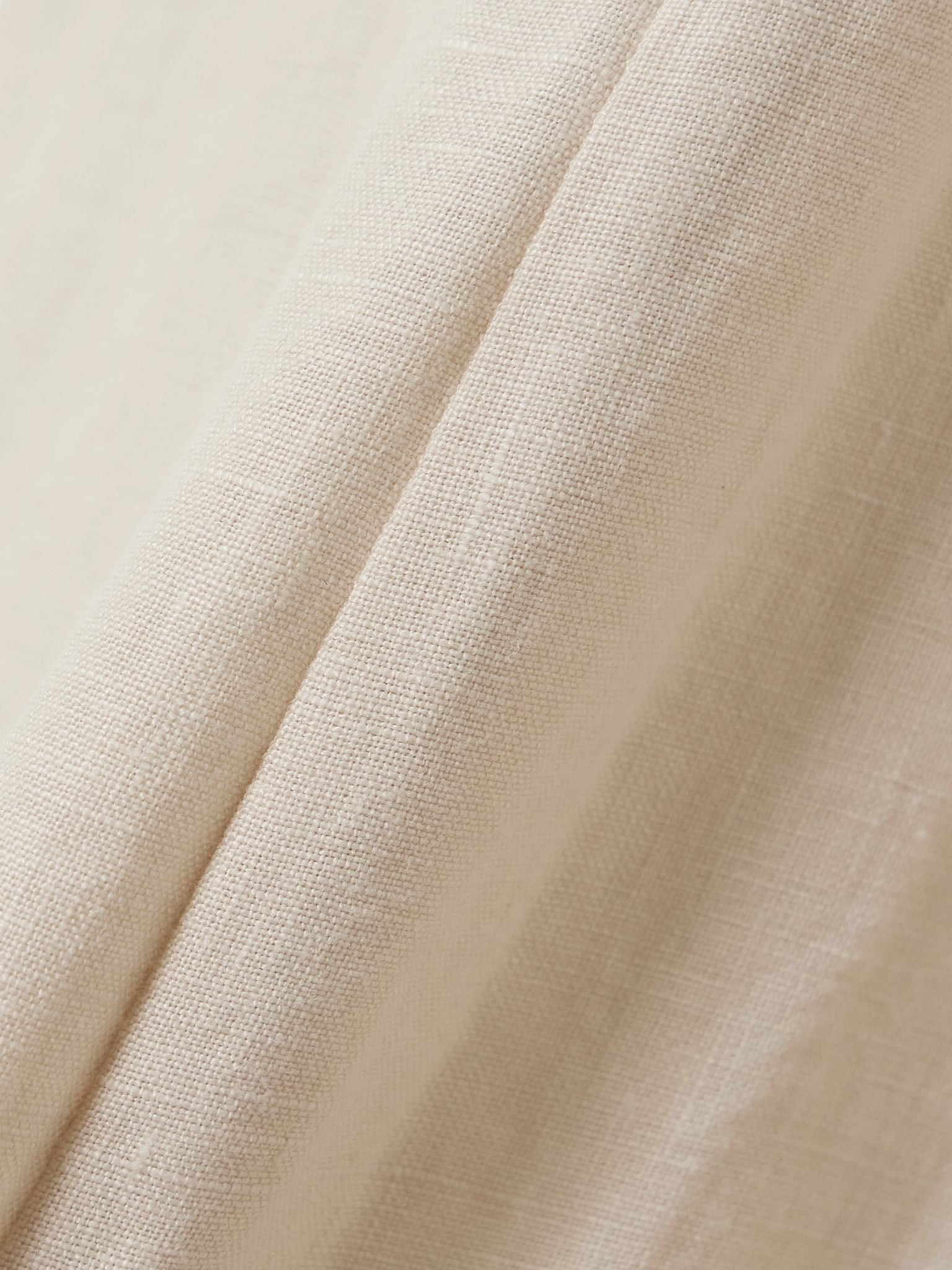The 02 linen robe Cream - 4
