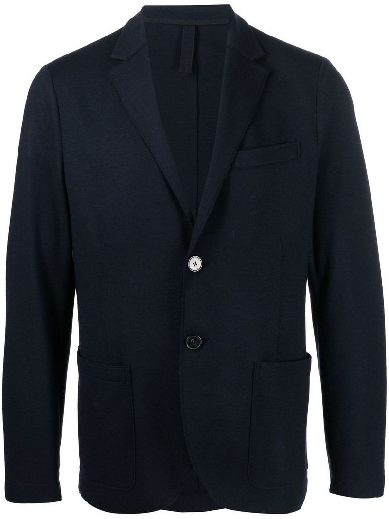 virgin-wool single-breasted blazer 1