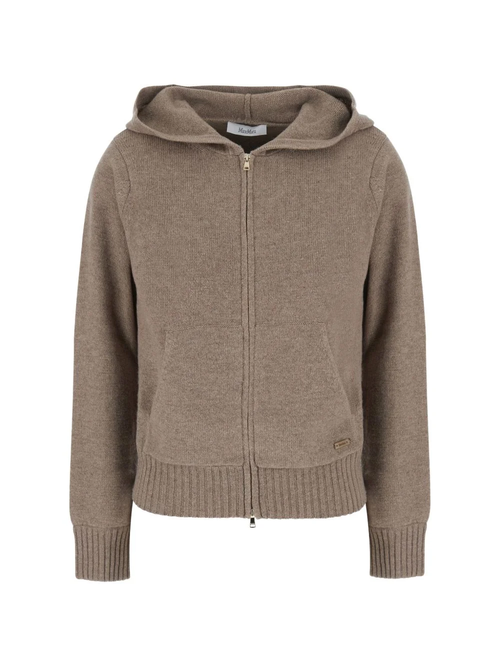 Primo zip-up knitted hoodie - 1