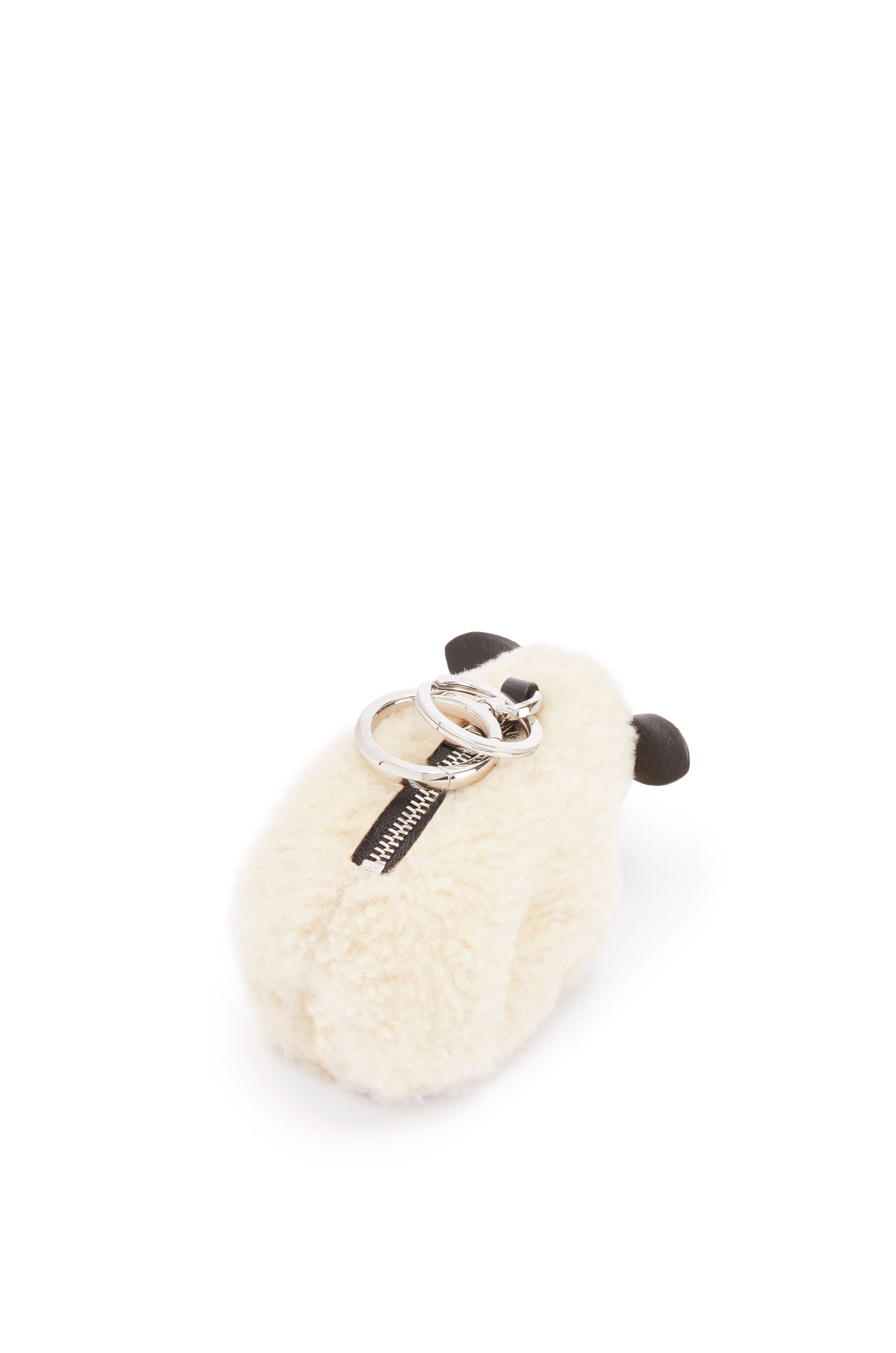 Sheep charm in shearling and calfskin - 2