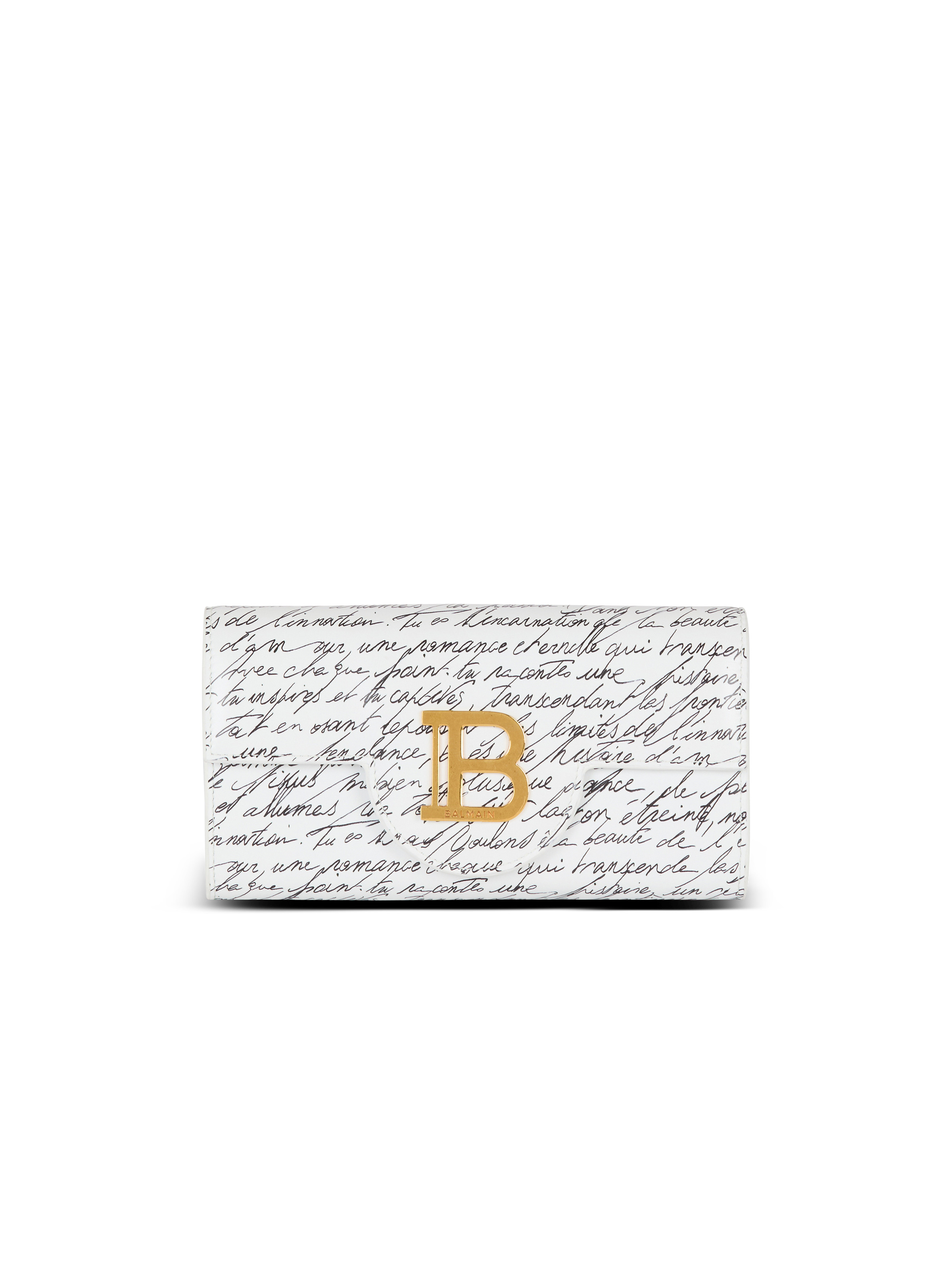 B-Buzz leather wallet with "Love Letter" print - 1