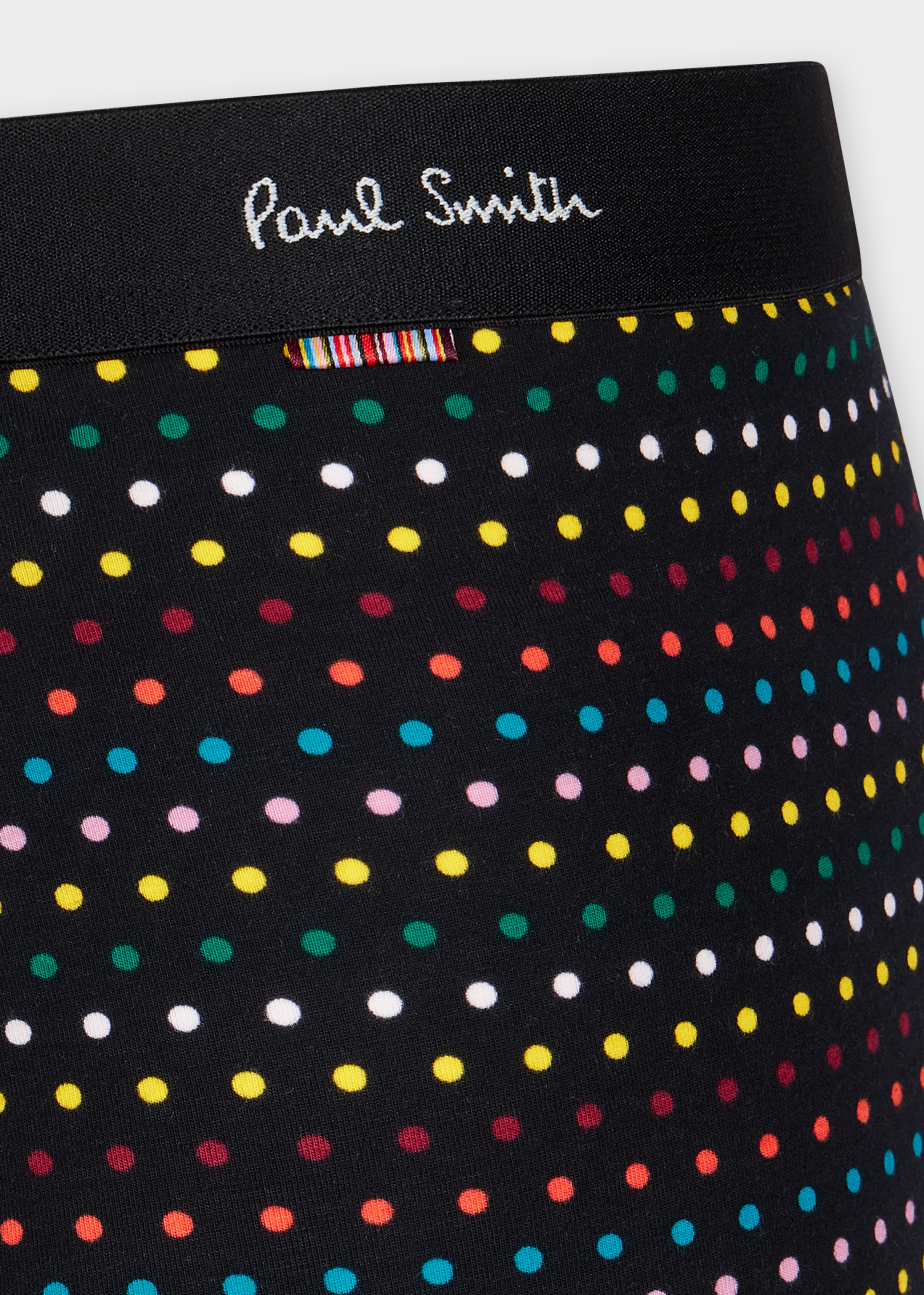 Black 'Signature Polka Dot Stripe' Boxer Briefs - 3