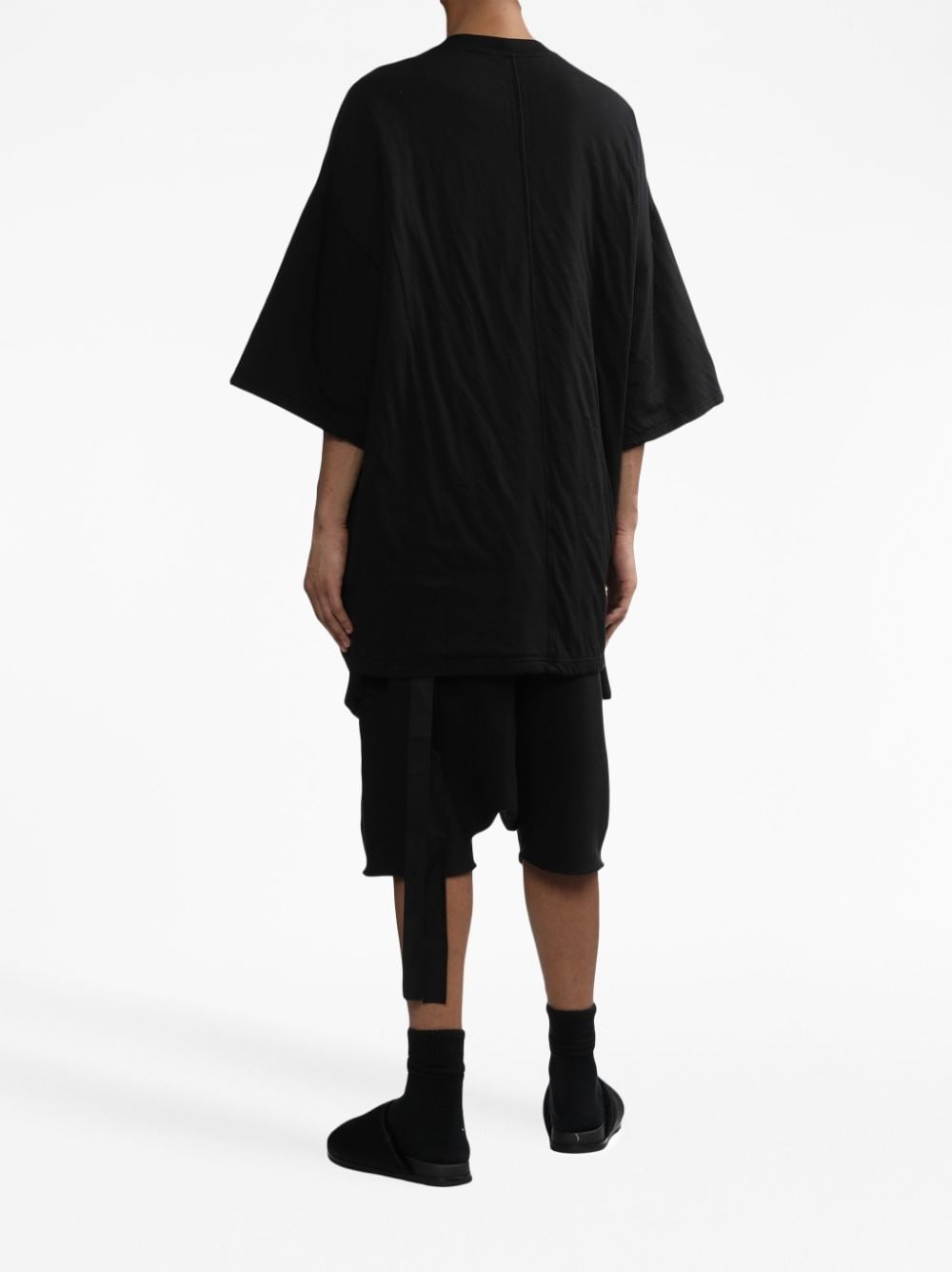 drawstring-hem half-sleeved T-Shirt - 5