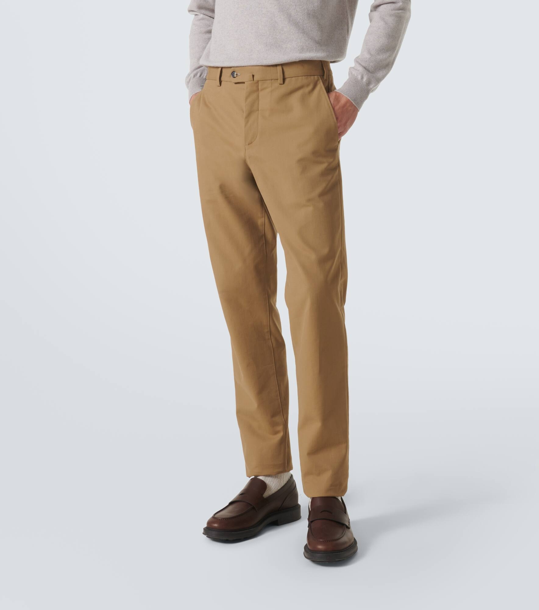 Carlo cotton-blend chinos - 3