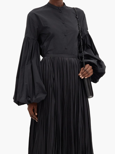 Jil Sander Balloon-sleeve taffeta shirt outlook