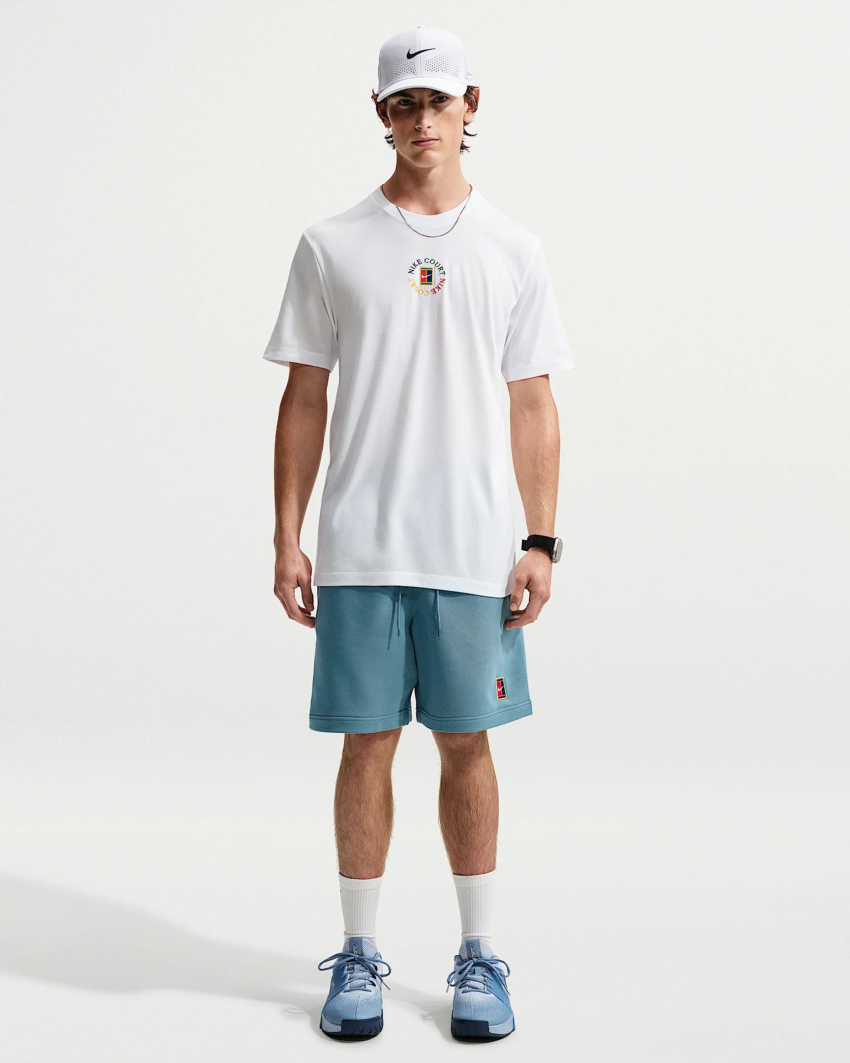 NikeCourt Heritage Men's Dri-FIT Fleece Tennis Shorts - 1